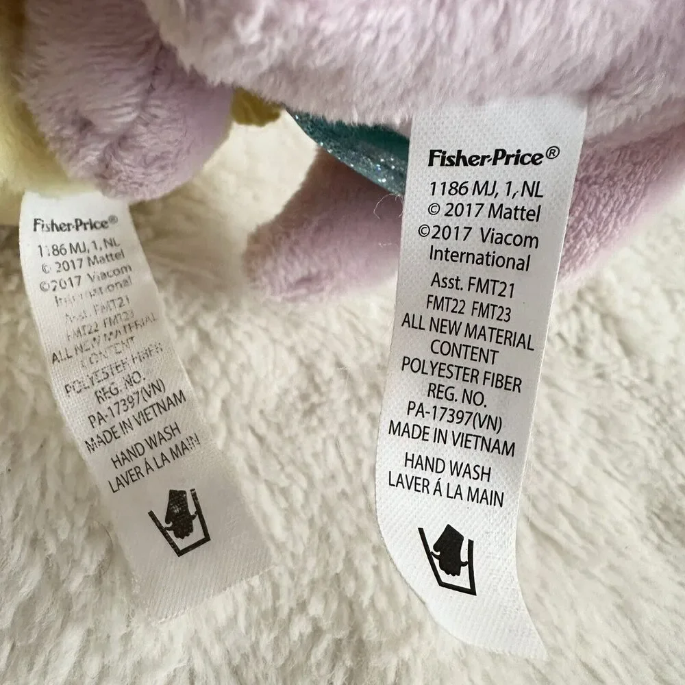 Fisher Price Nickelodeon Sunny Day Lot Of 2 Rosie Doodle Puppy Dog Plush Viacom